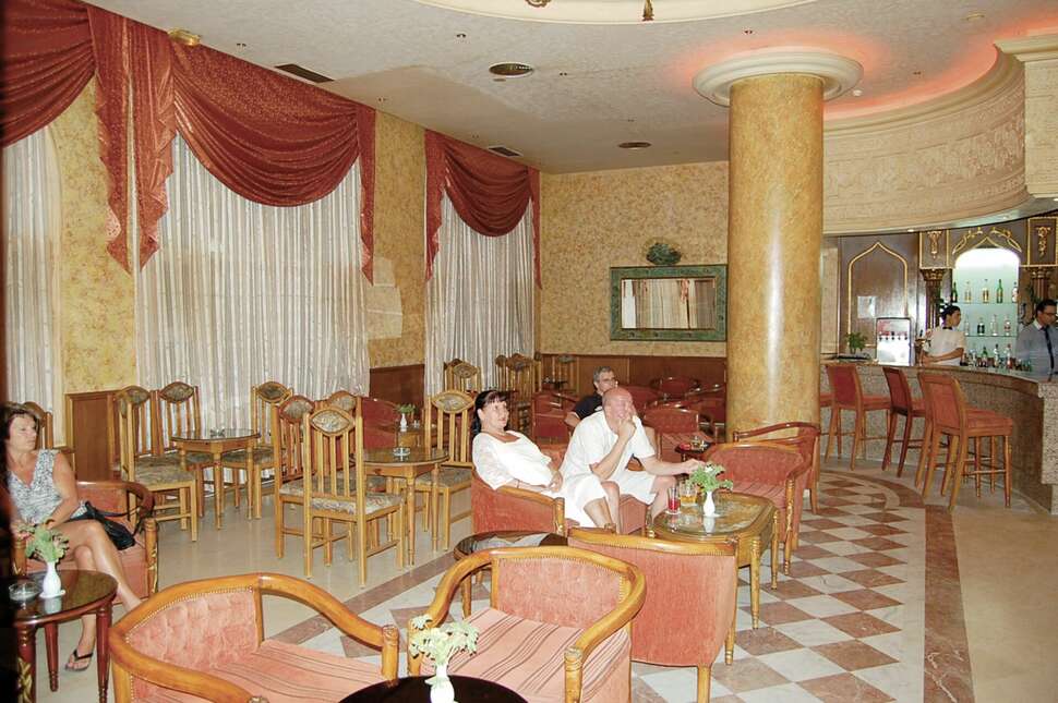 Een foto van het interieur van Hotel Royal Jinene