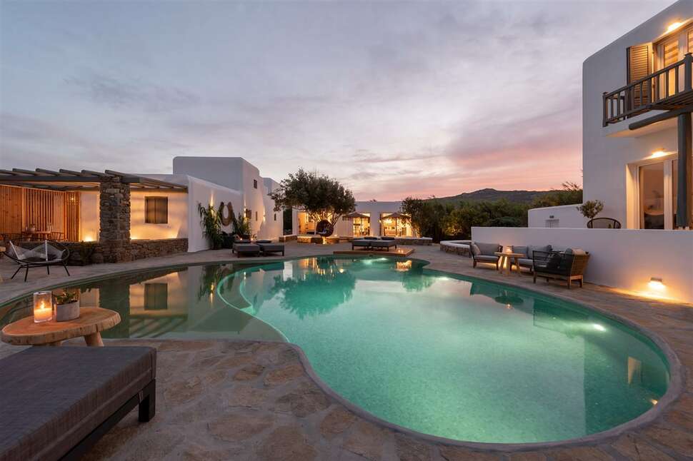 Een foto van het zwembad bij Olive Mykonos Villas