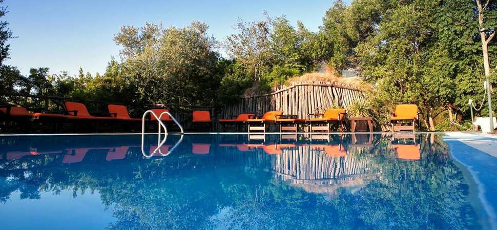 Ein Foto vom Pool im Hotel & Apartments Le Axidie