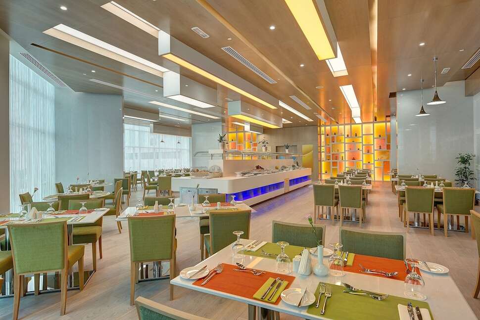 Een foto van de faciliteiten bij Al Khoory Atrium Hotel