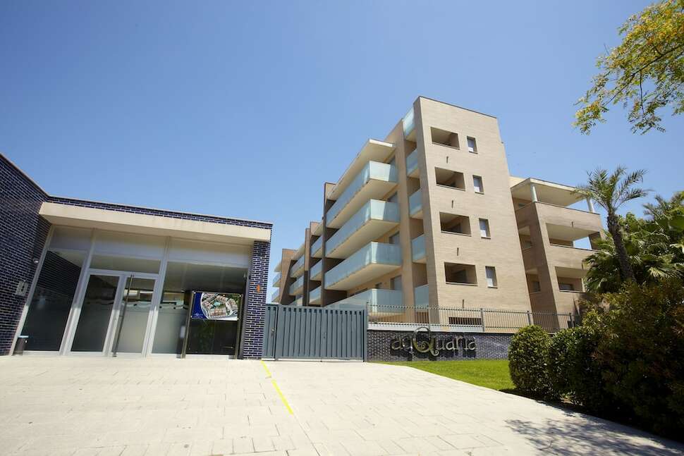 Een foto van de buitenkant van Appartementen Ibersol Spa Aqquaria