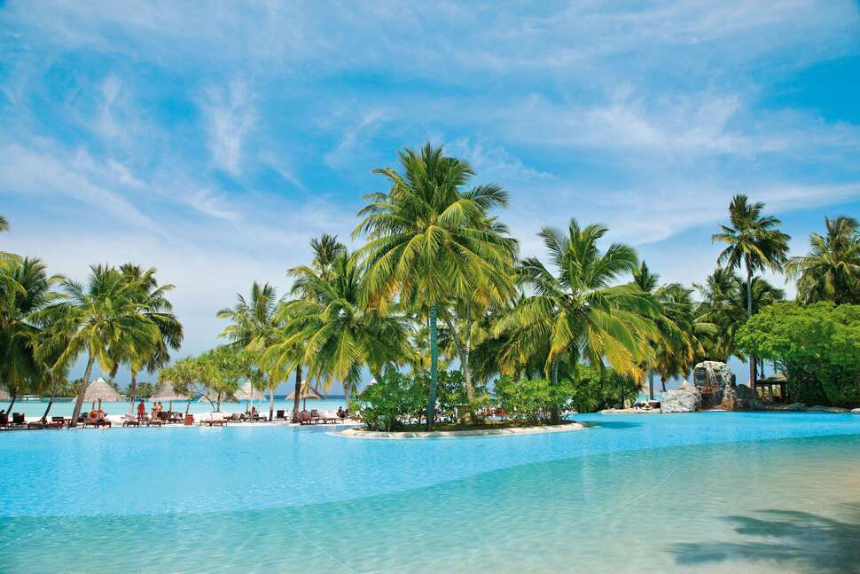 Een foto van een overzicht van Villa Park Sun Island