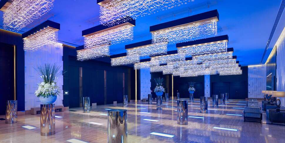 Een foto van het interieur van Grand Hyatt Abu Dhabi Hotel & Residences Emirates Pearl