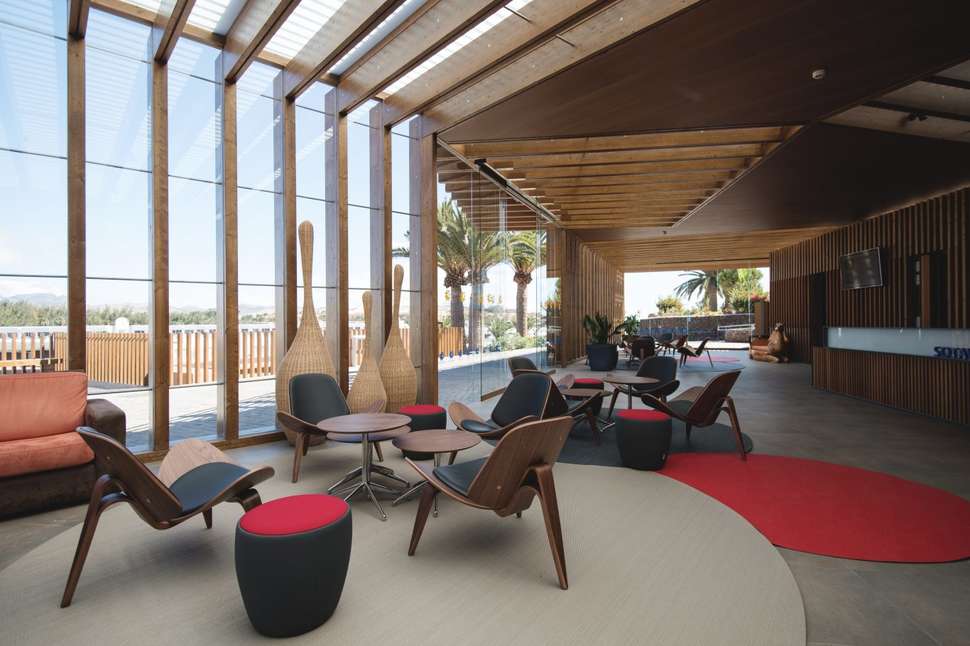 Een foto van het interieur van Sotavento Beach Club
