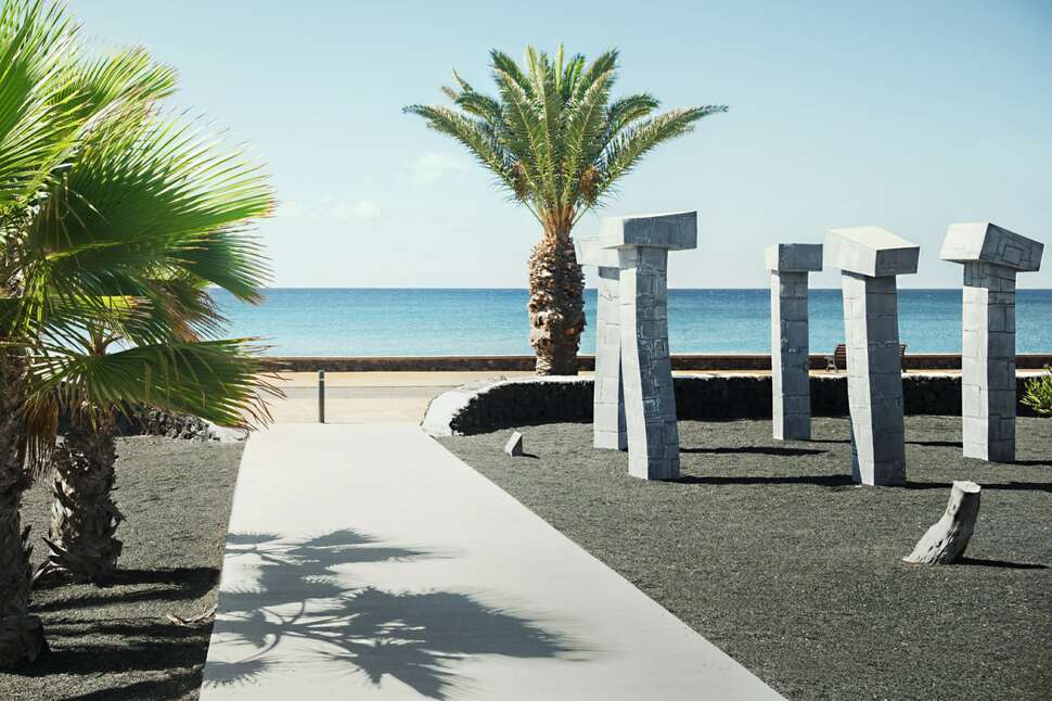 Een foto van het strand bij Nautilus Lanzarote