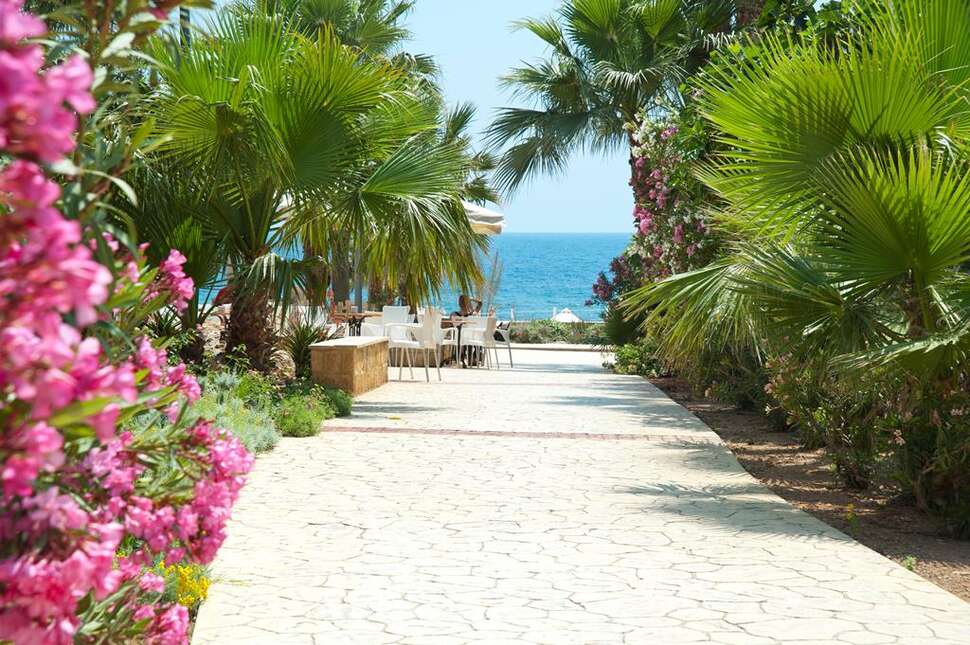 Ein Foto von der Außenansicht des Akti Beach Village Resort