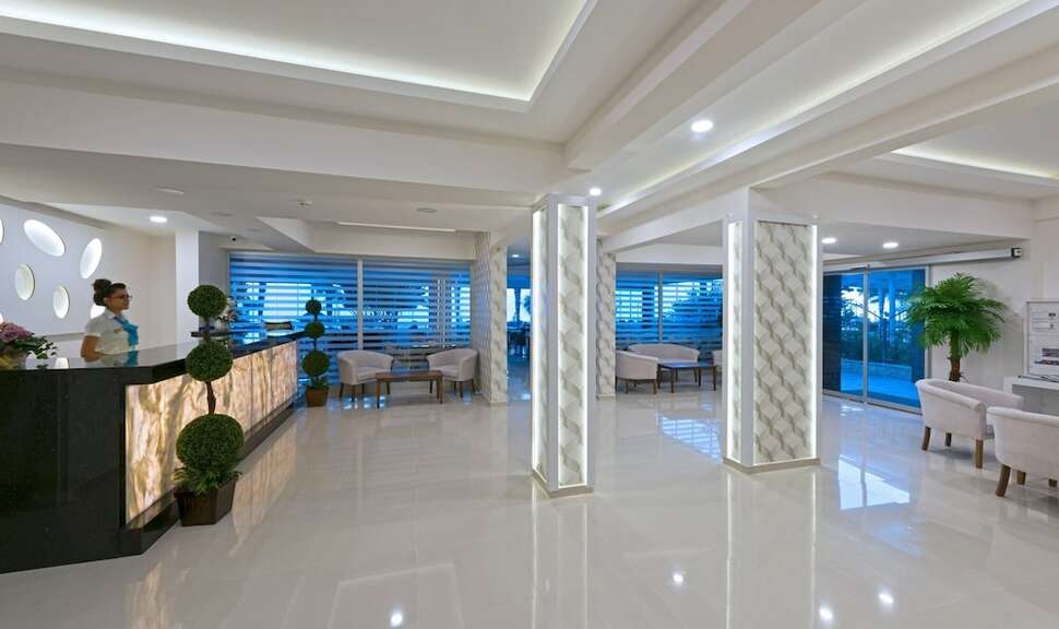 Een foto van het interieur van Kleopatra Life Hotel & Spa