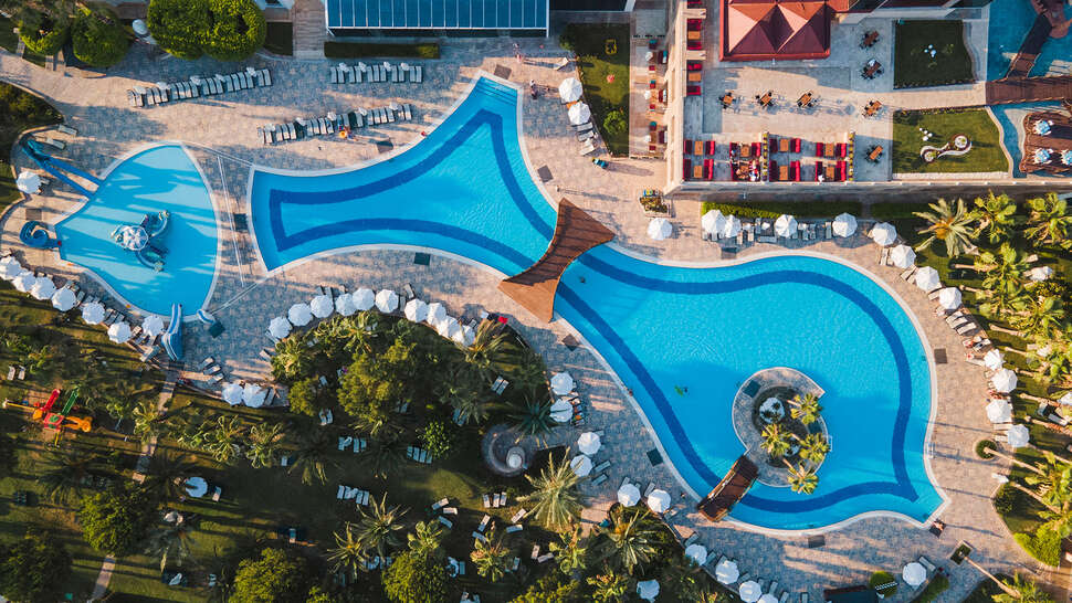 Een foto van het zwembad bij Kamelya Selin Hotel