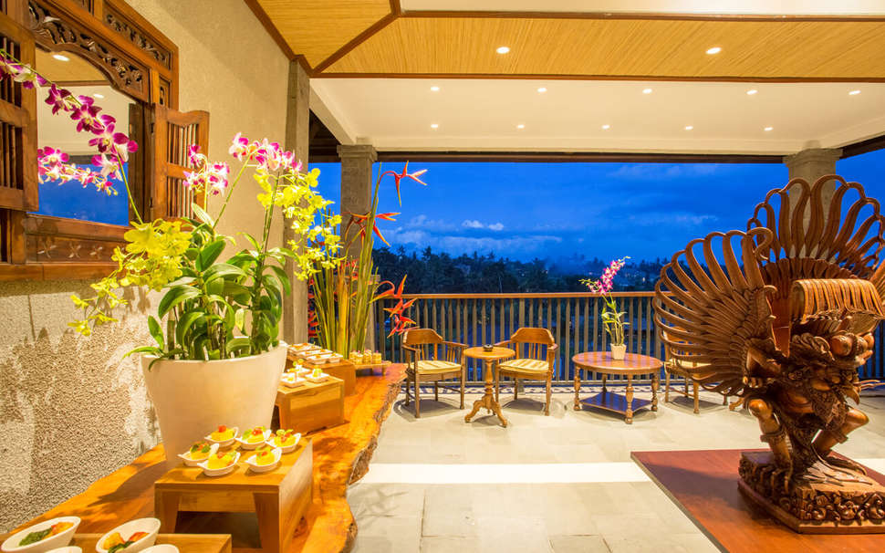 Een foto van het interieur van Desa Visesa Ubud