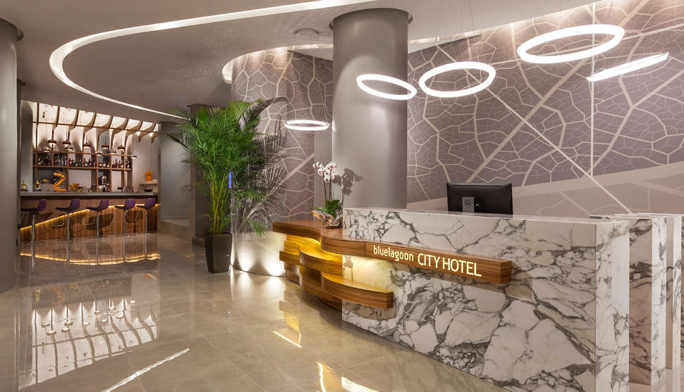Een foto van de faciliteiten bij Blue Lagoon City Hotel