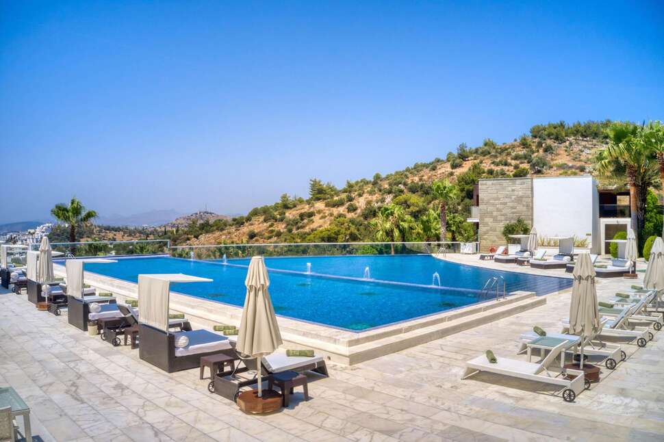 Een foto van het zwembad bij Hillstone Bodrum Hotel & Spa