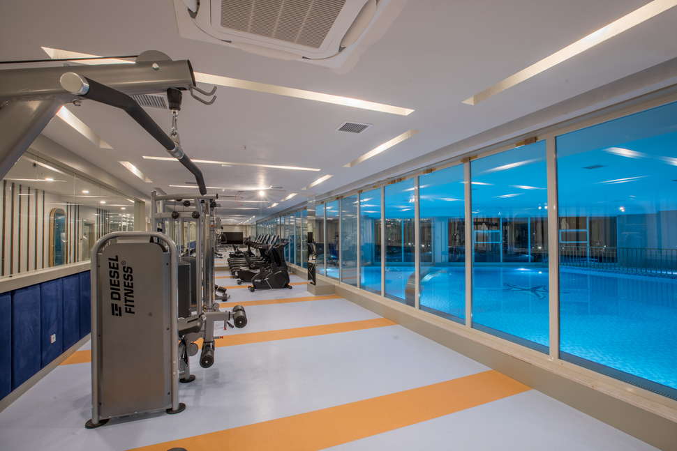 Een foto van de faciliteiten bij Maxeria Blue Didyma