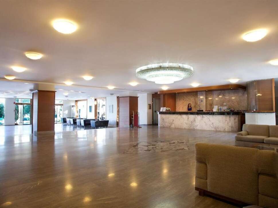 Een foto van het interieur van Hotel Marilena
