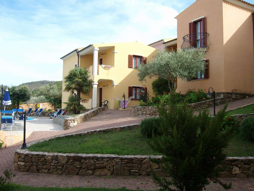 Ein Foto von der Terrasse im Corte Dei Venti Resort