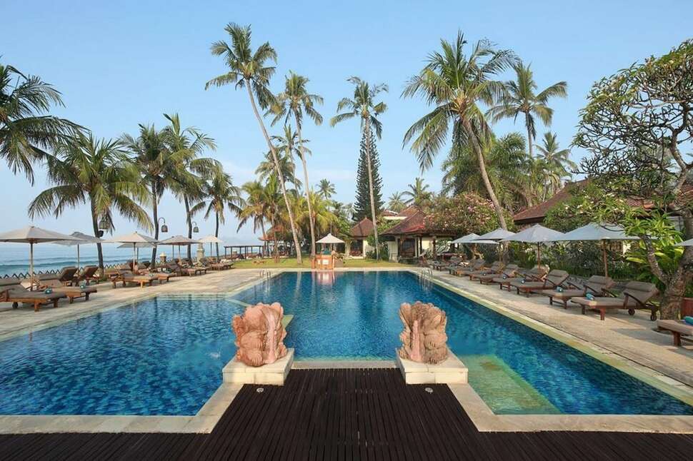 Ein Foto vom Pool im Rama Candidasa Resort & Spa