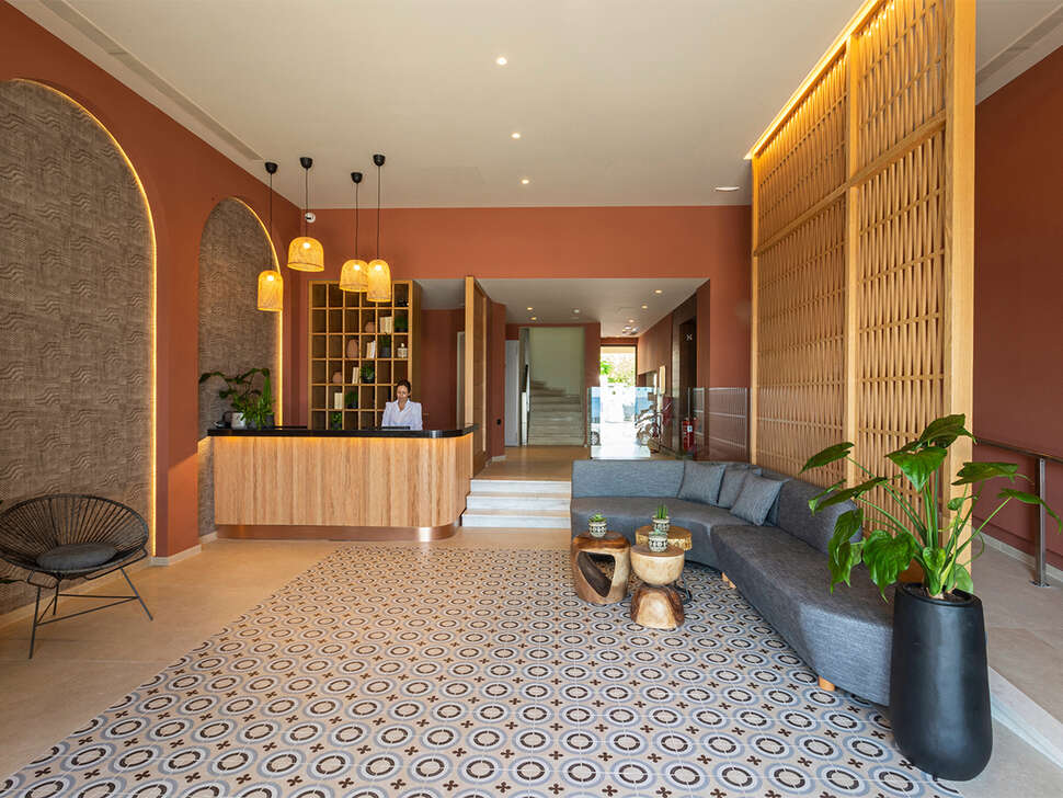 Een foto van het interieur van KoSea Boutique Hotel