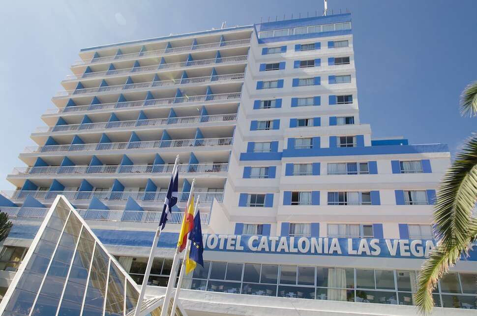 Een foto van de buitenkant van Catalonia Las Vegas