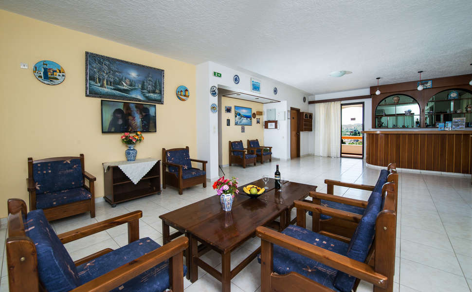 Een foto van het interieur van Hotel Anagros
