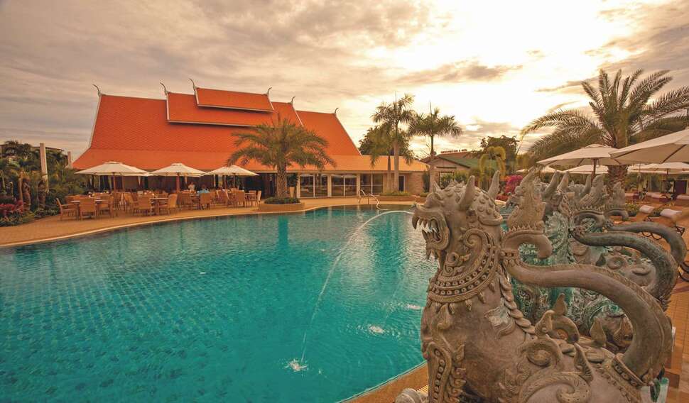 Een foto van het zwembad bij Thai Garden Resort