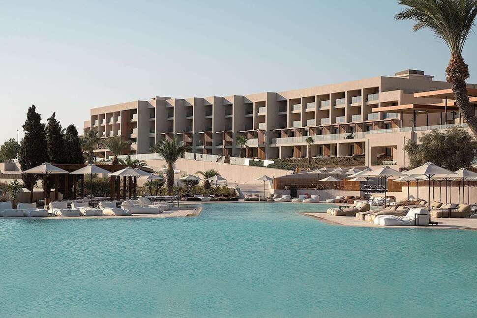 Een foto van een overzicht van Helea Family Beach Resort