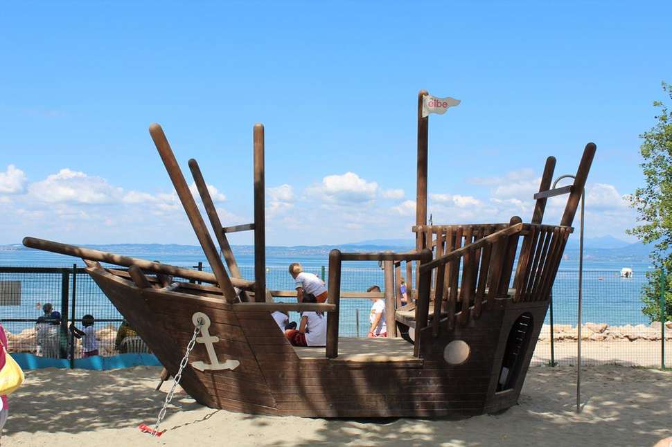 Een foto van het strand bij Camping Cisano & San Vito