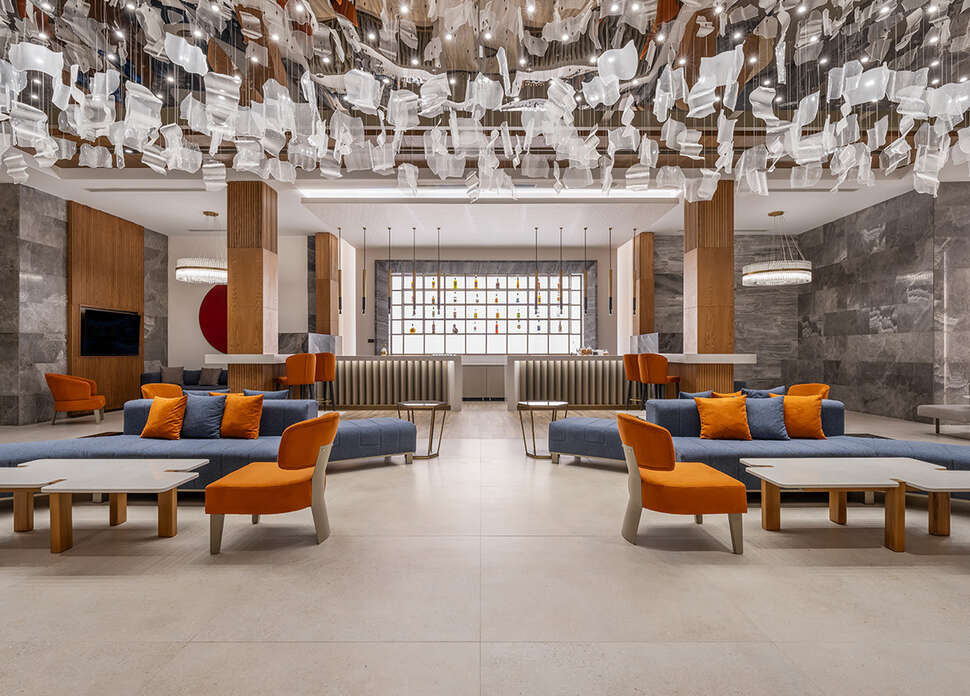 Een foto van het interieur van Sural Saray