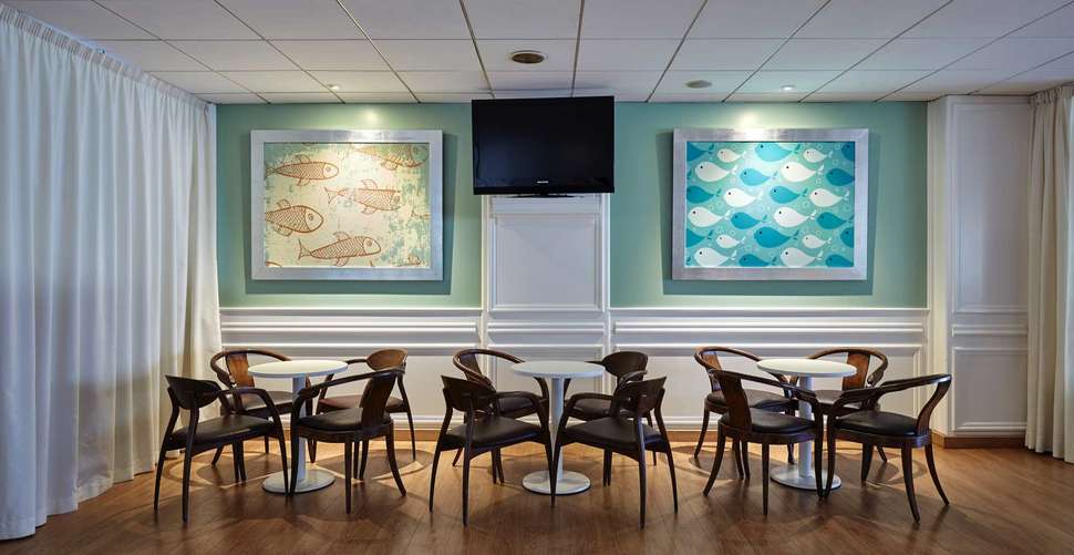 Een foto van het interieur van Gran Hotel Flamingo
