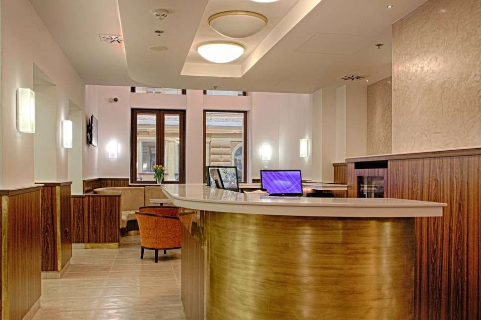 Een foto van het interieur van Hotel Ambiance