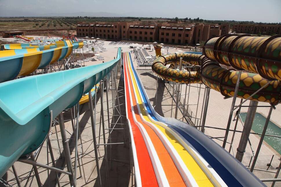 Een foto van het zwembad bij Aqua Mirage Marrakech