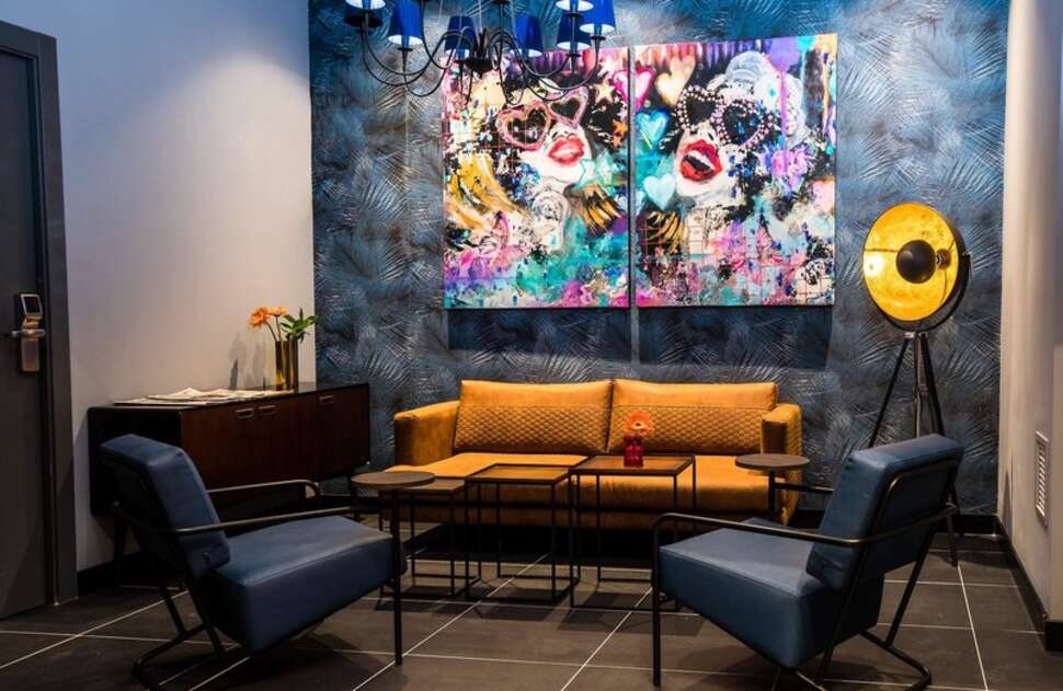 Een foto van het interieur van NYX Hotel Madrid