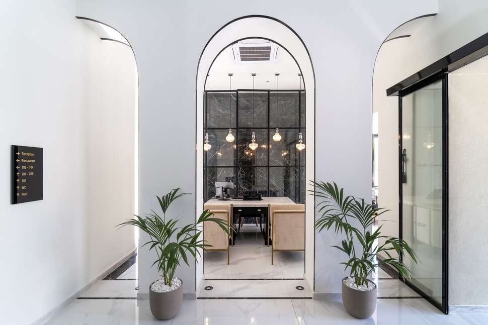 Ein Foto von den Einrichtungen im Naillac Boutique Hotel