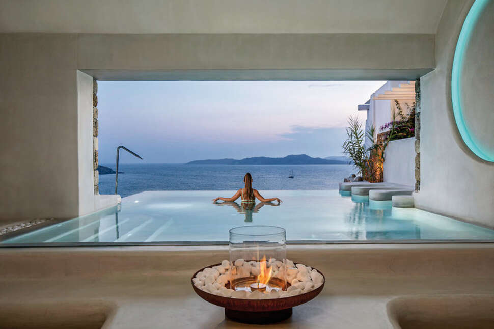 Een foto van de faciliteiten bij Mykonos Grand Hotel & Resort