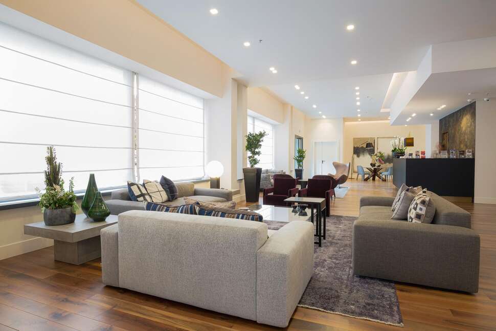 Een foto van het interieur van Hotel Politeama