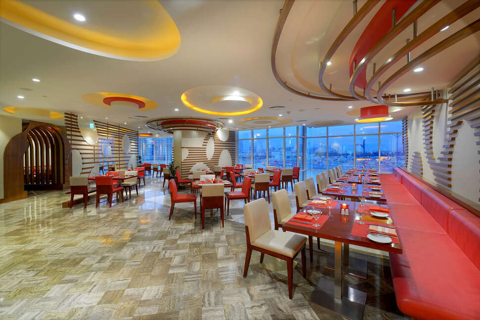 Een foto van de faciliteiten bij Marriott Hotel Production City Dubai