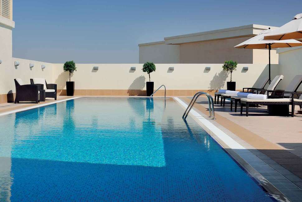 Een foto van een overzicht van Avani Deira Dubai Hotel