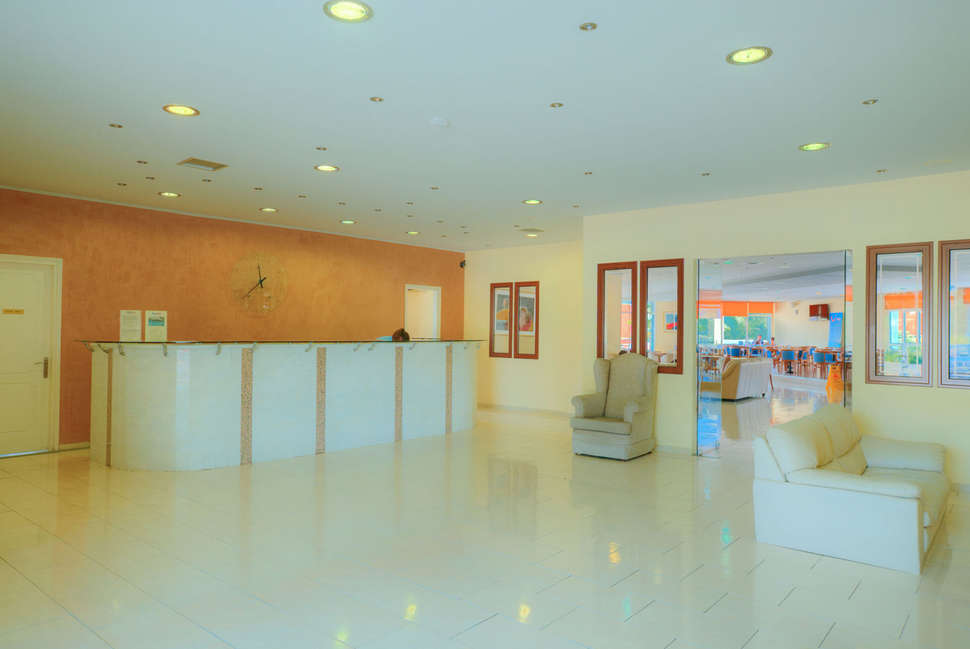 Een foto van het interieur van Aqualand Resort
