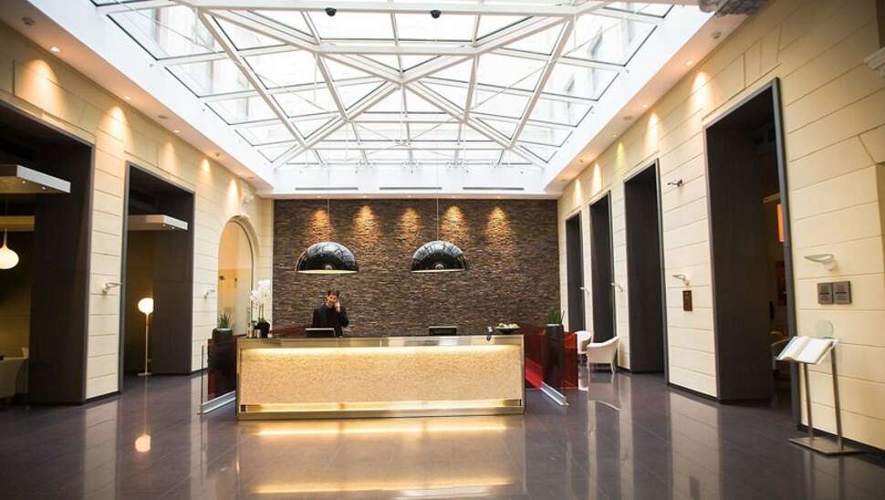 Een foto van het interieur van Eurostars Palazzo Zichy
