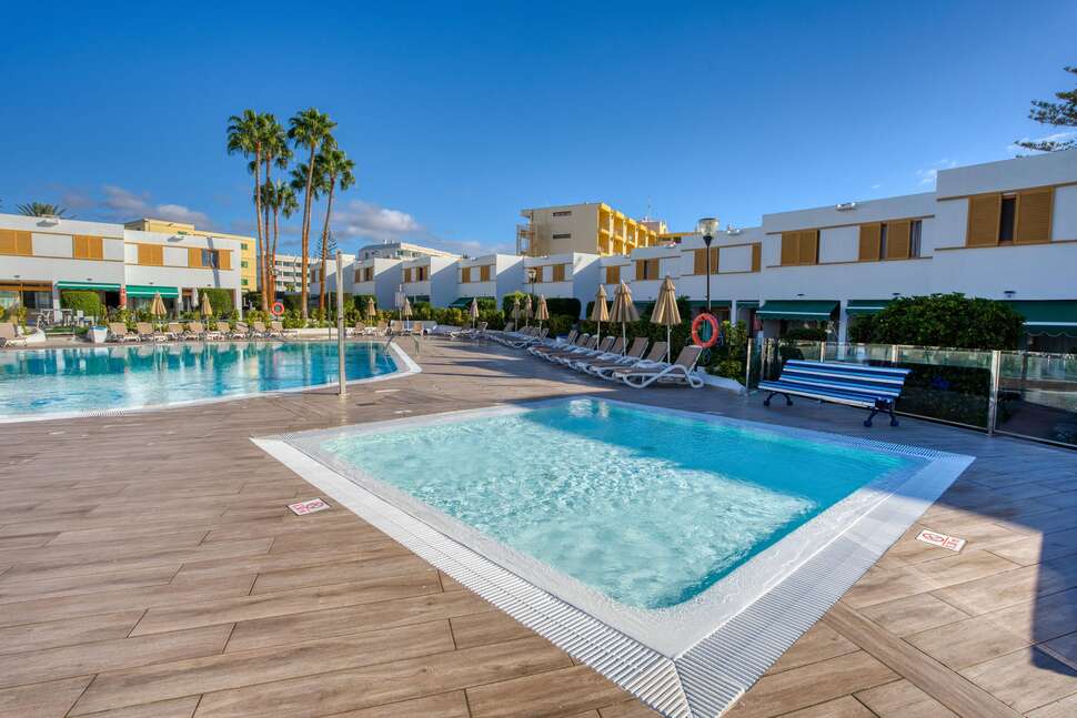 Ein Foto von einer Übersicht des Bungalows Las Brisas