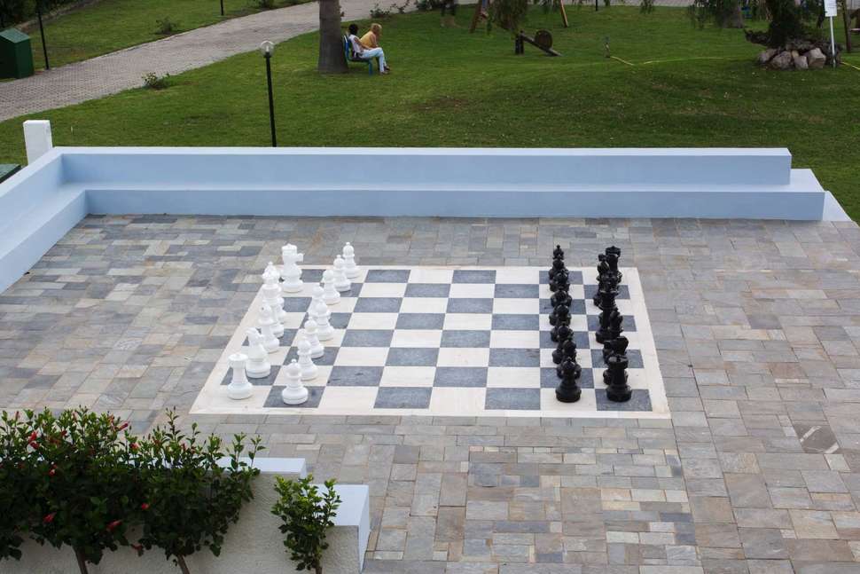 Ein Foto von den Einrichtungen im Aeolos Beach Hotel