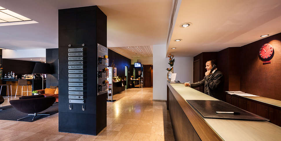 Een foto van het interieur van Hotel Acores Lisboa
