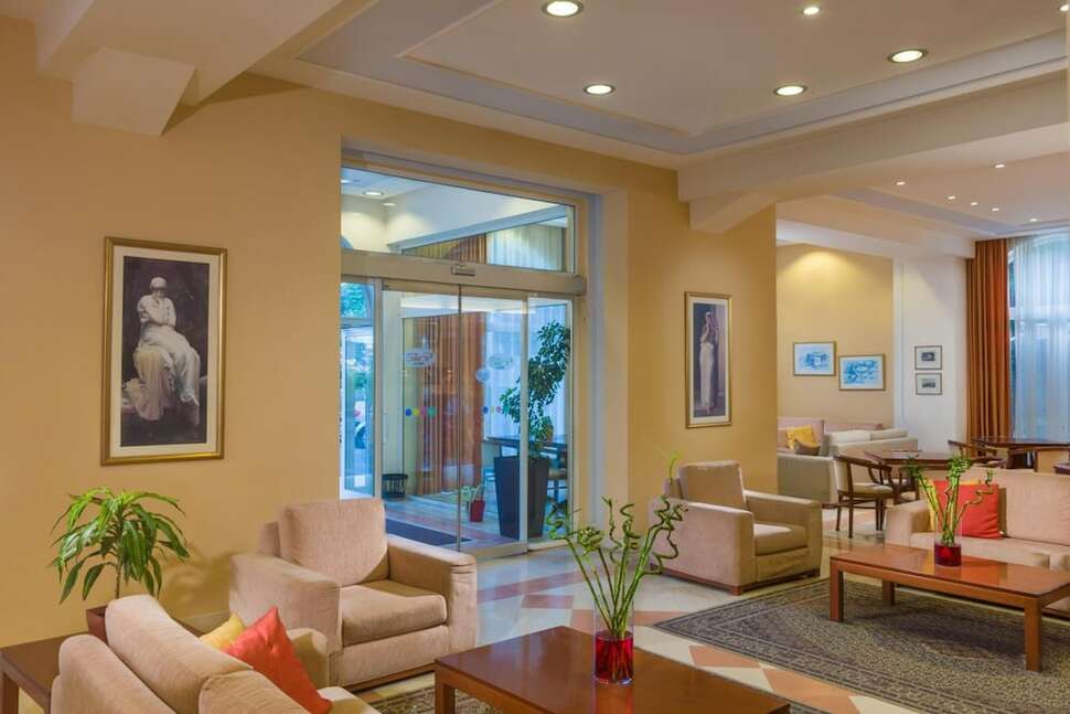Een foto van het interieur van Corfu Hellinis Hotel