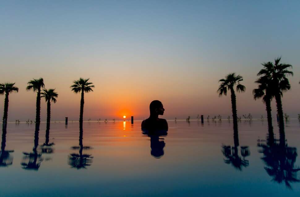Een foto van het zwembad bij InterContinental Fujairah Resort