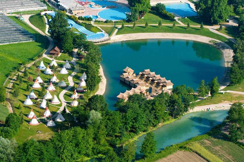 Een foto van een overzicht van Camping Terme Catez