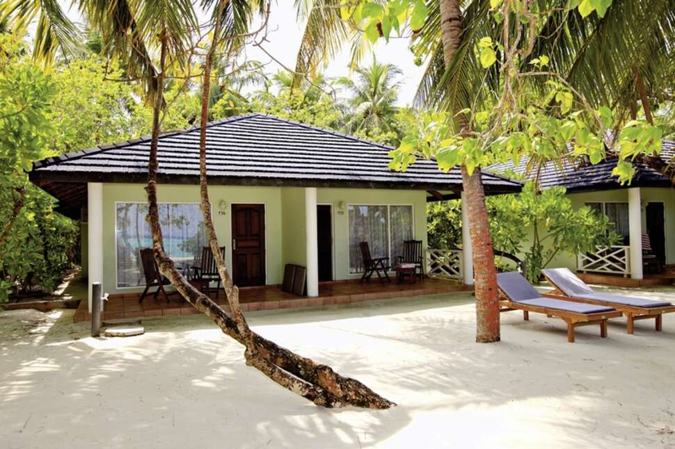 Een foto van de buitenkant van Villa Park Sun Island