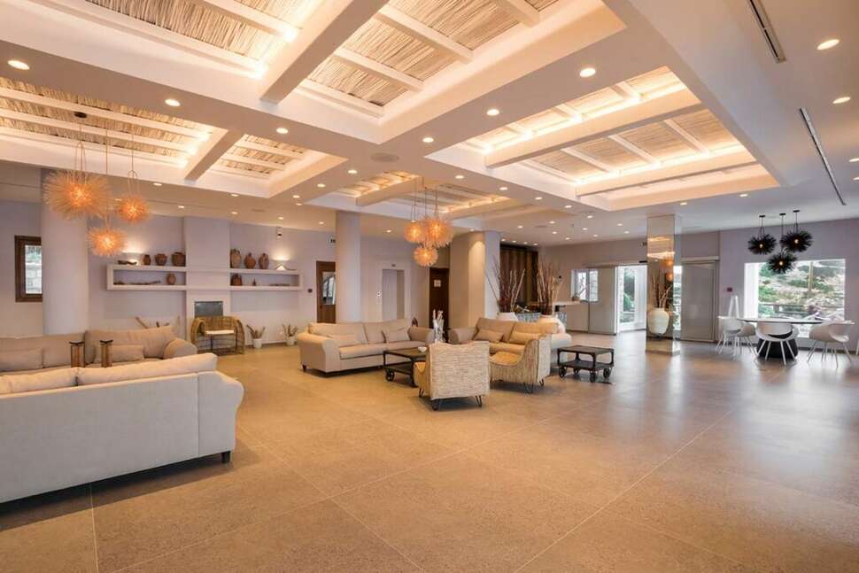Een foto van het interieur van Aegean Village