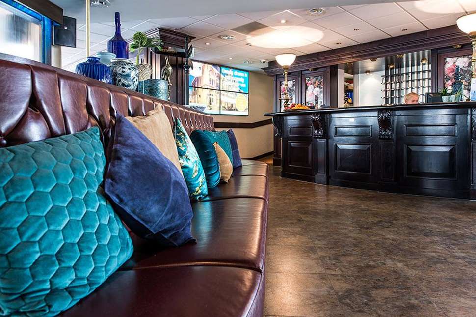 Een foto van het interieur van Fletcher Hotel-Restaurant Arneville