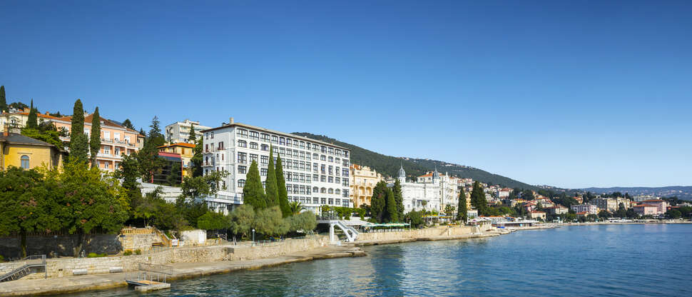 Een foto van een overzicht van Remisens Hotel Kristal