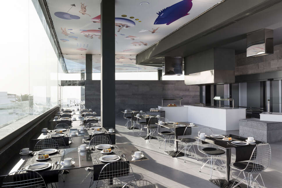 Een foto van de faciliteiten bij La Isla y el Mar Hotel Boutique