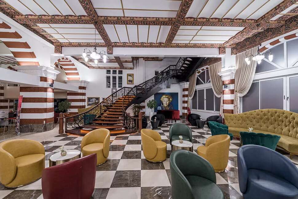 Een foto van het interieur van Orange County Kemer Resort Hotel