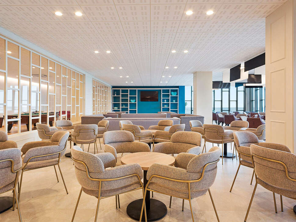 Een foto van het interieur van Hotel Best Negresco